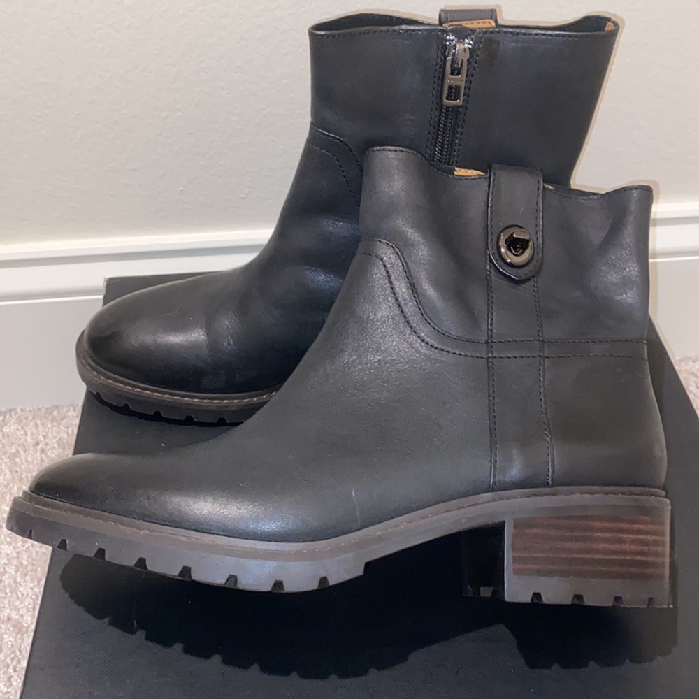 Coach Black Ankle Boots